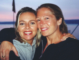 Amy (left) and Debbie